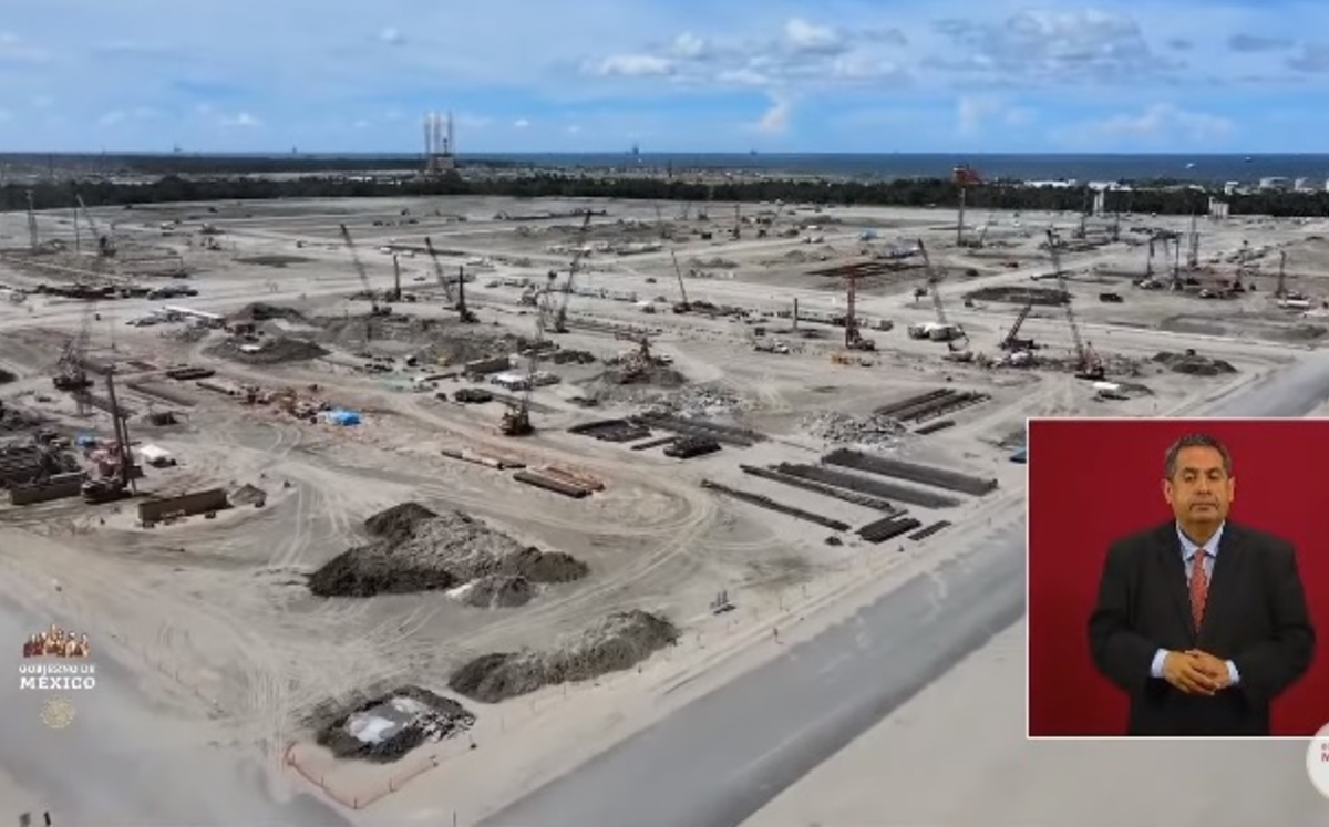 Avances en refinería de Dos Bocas al 14 de septiembre. (Especial)