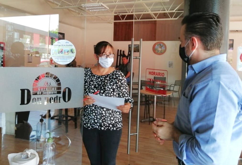 Certifican a comercios de Ciudad Victoria en cuidados sanitarios. (Cortesía)