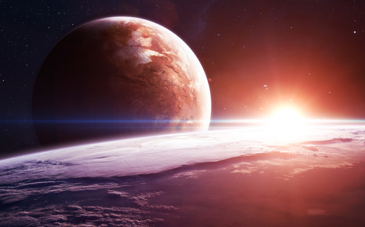 Conjunción de la Luna y Venus (Shutterstock)