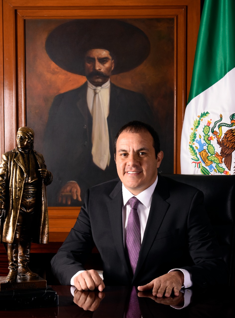 El gobernador de Morelos, Cuauhtémoc Blanco. (Tomada de @GobiernoMorelos)