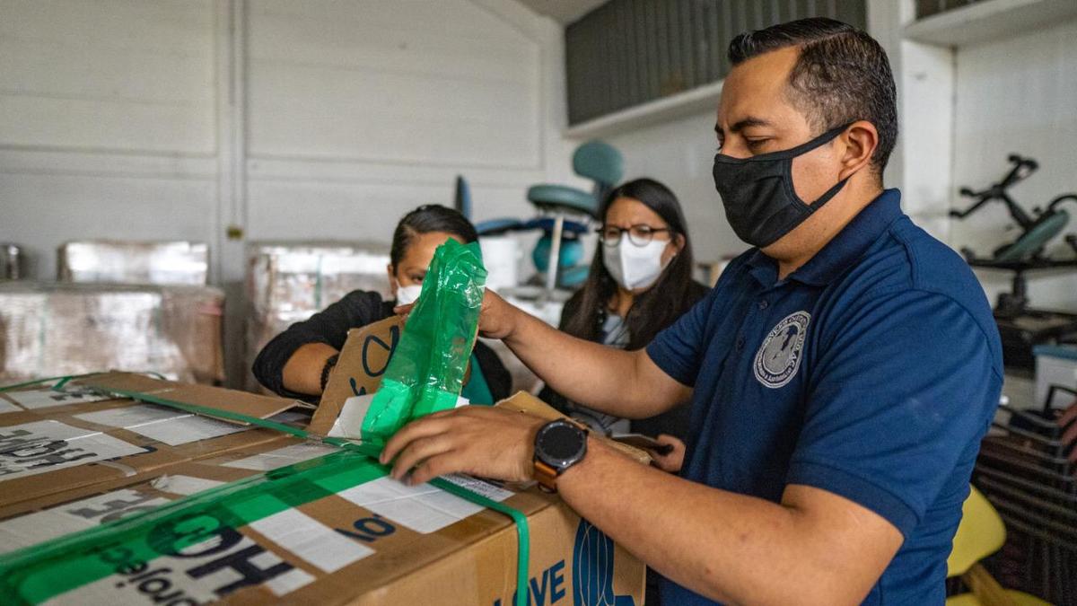 Los insumos fueron entregados al Insabi.