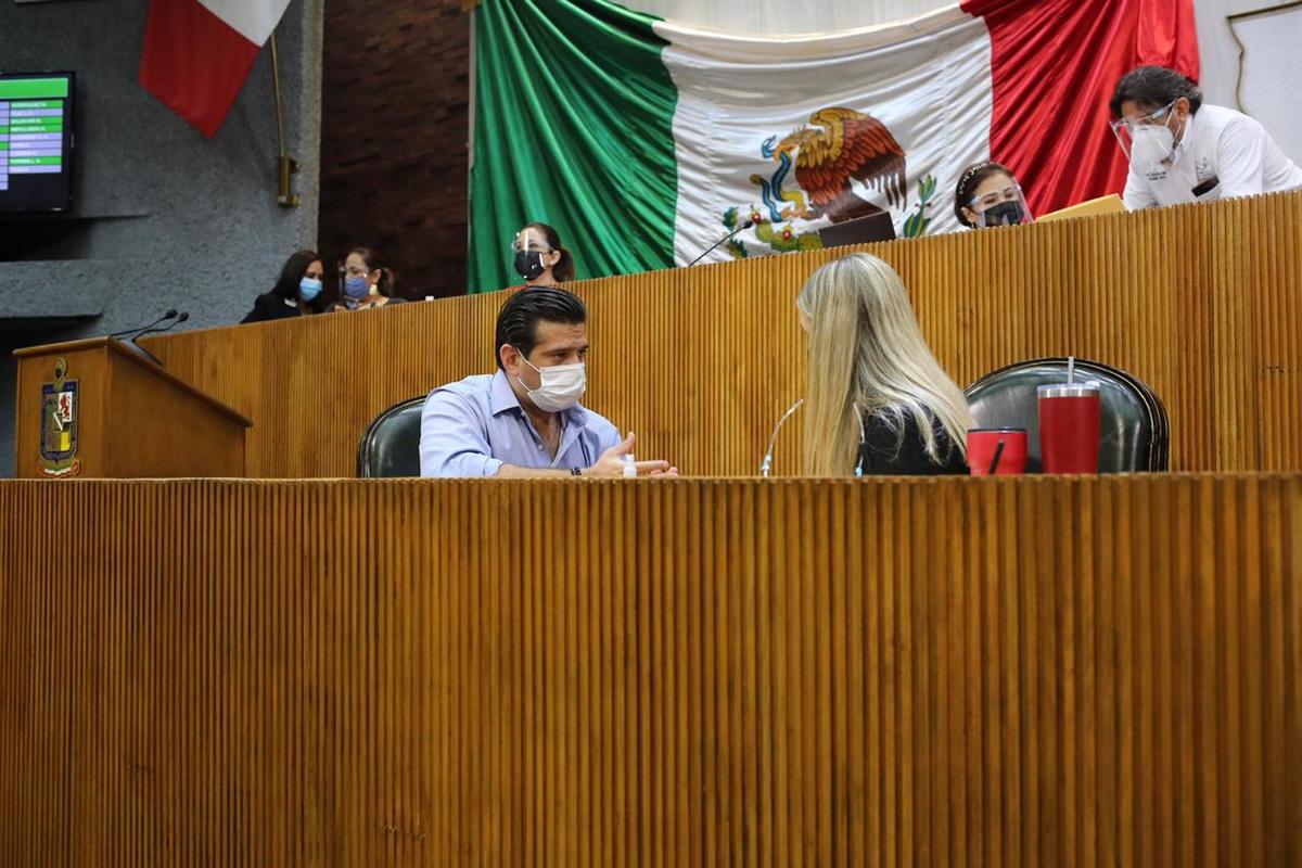 Sesiones del Pleno en el Congreso de Nuevo León. Foto: Archivo.