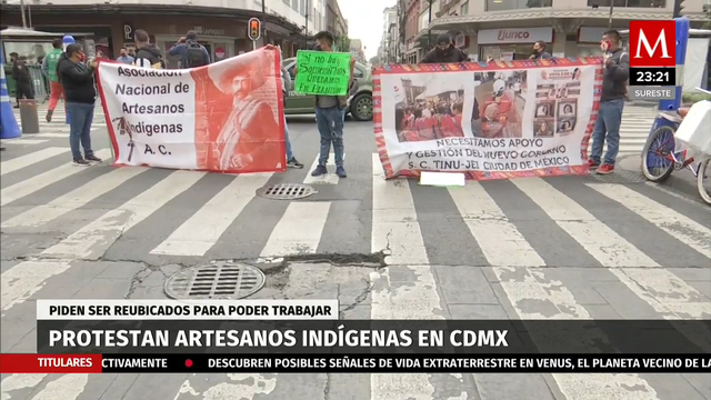 Artesanos denuncian represión y exigen espacios para trabajar