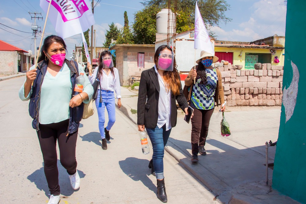 Bessie Cerón Tovar, candidata independiente a la presidencia municipal de Tlaxcoapan. (Cortesía)