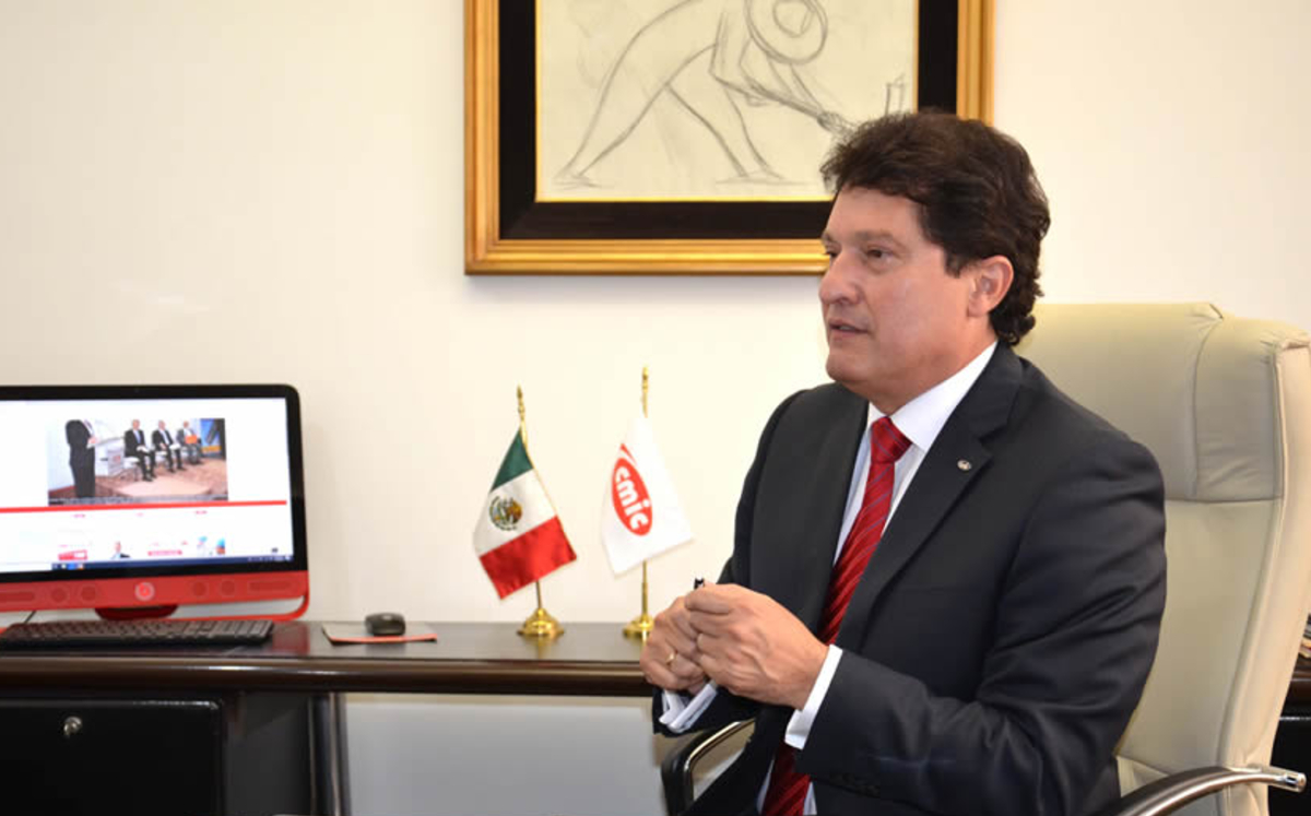 Eduardo Ramírez Leal, presidente de la Cámara Mexicana de la Industria de la Construcción. (cmic.org)
