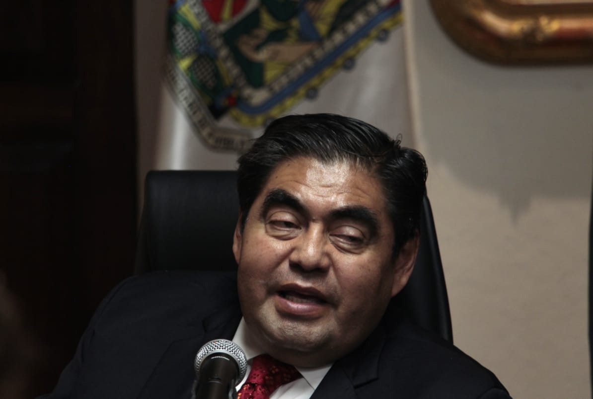 El gobernador de Puebla, Miguel Barbosa Huerta. (Melanie Torres)