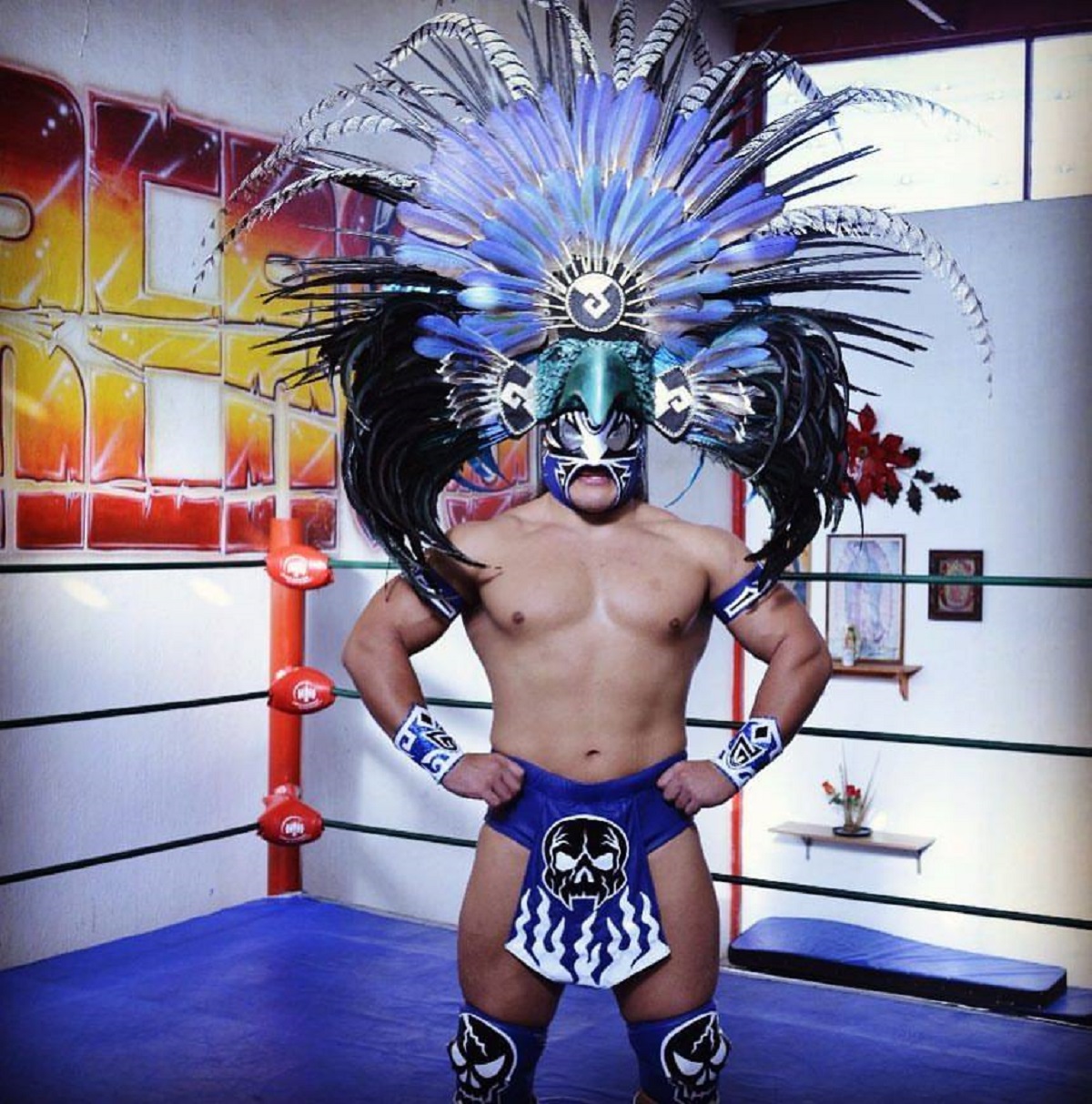 Gran Guerrero, luchador del CMLL (Fcaebook Gran Guerrero)
