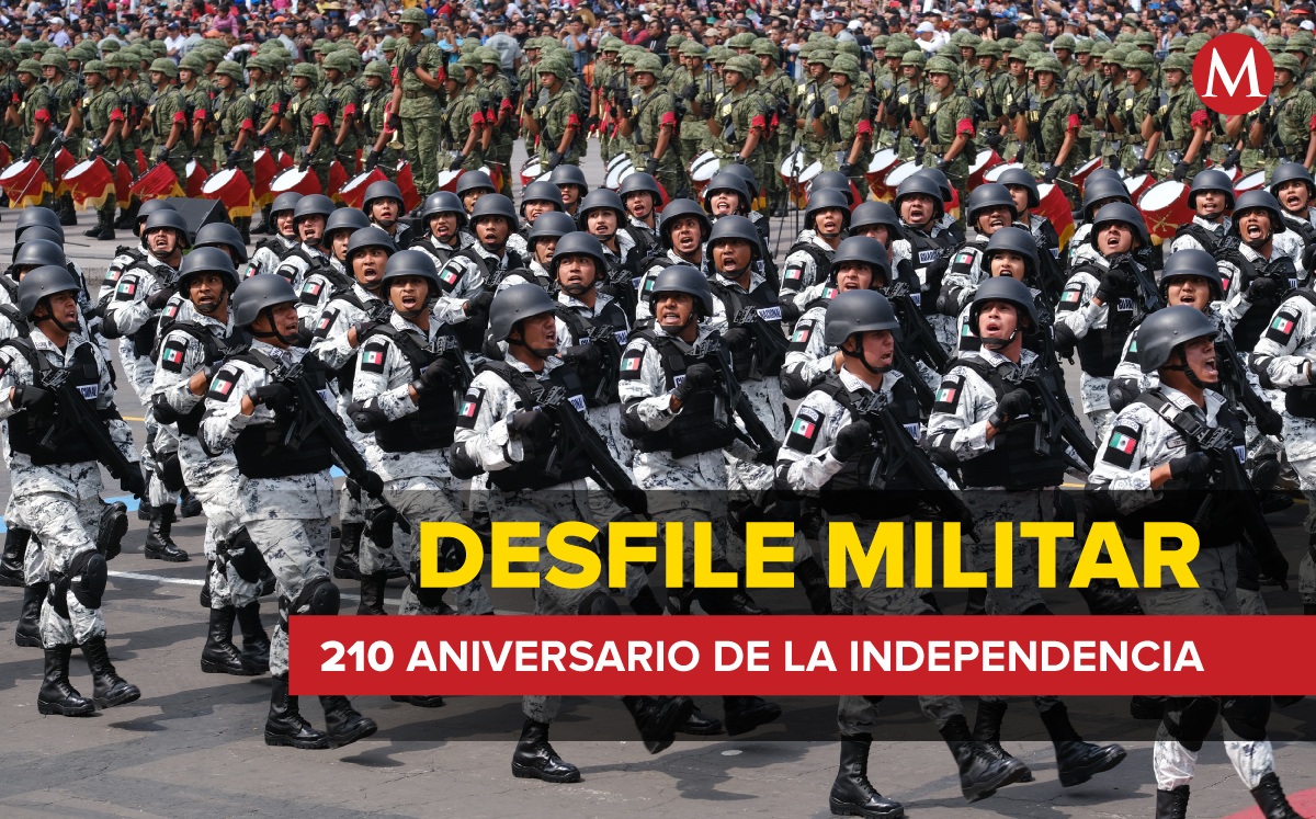 Pese al coronavirus, algunos festejos continuarán, como el icónico desfile militar. (Cuartoscuro)