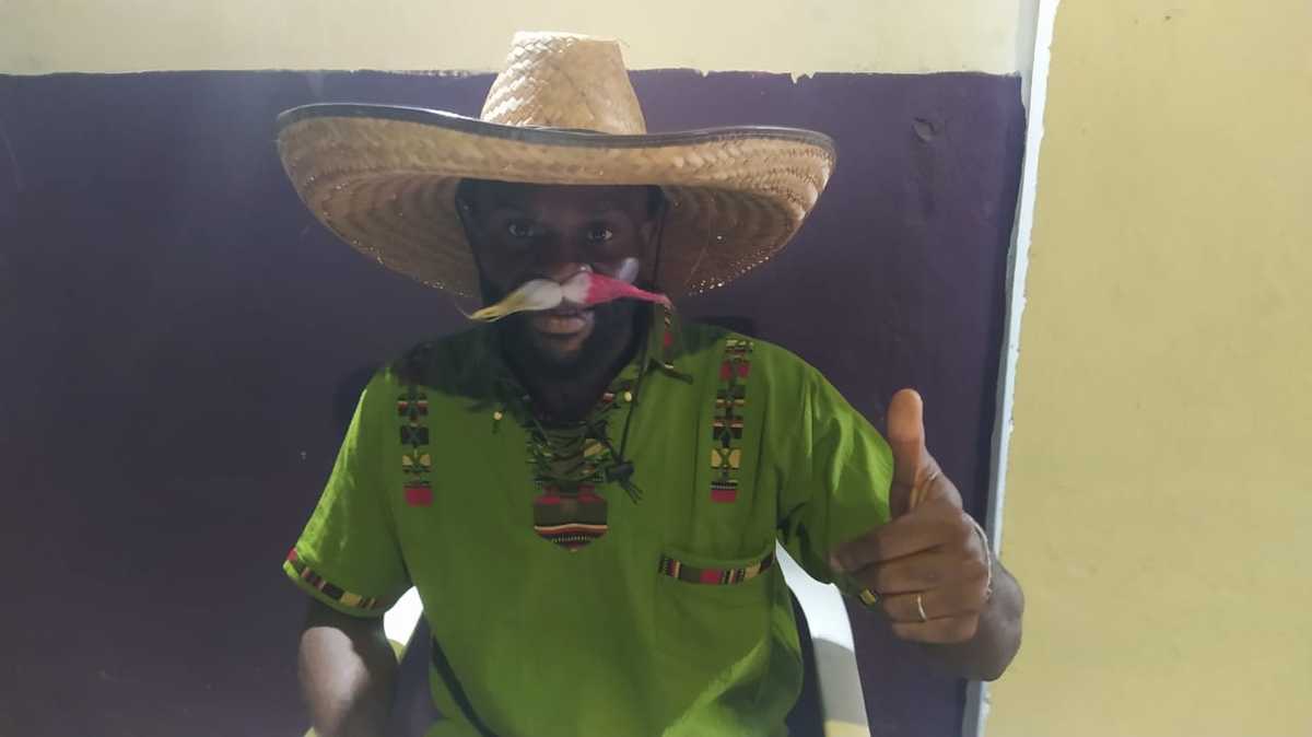 Alain Charles Ndontak, originario de Camerún. (Julio Navarro Cárdenas)