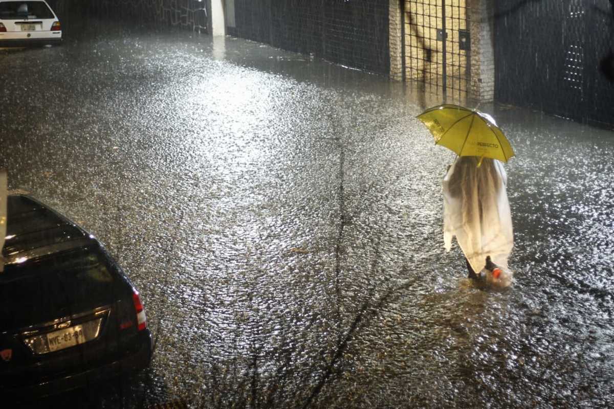 Este 16 de septiembre se registraron lluvias torrenciales en el sur, poniente y oriente de la CdMx. (Araceli Lopez)