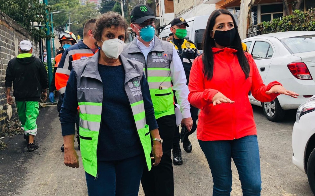 La alcaldesa de Magdalena Contreras mencionó que se censará a las familias afectadas por las lluvias. (Especial)