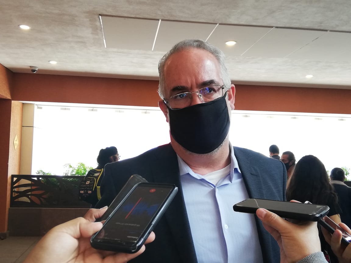 Alejandro Gómez Tamez, presidente ejecutivo de la Cámara de la Industria del Calzado en Guanajuato. Foto: Dany Béjar