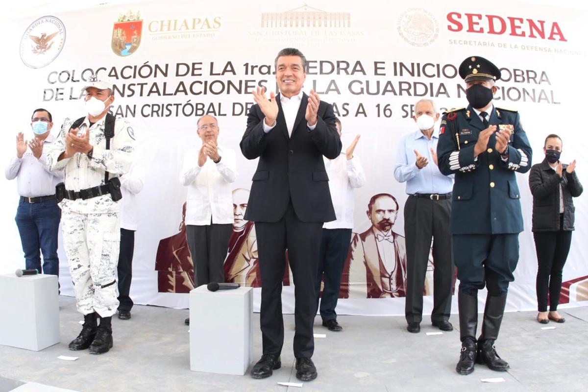 Escandón Cadenas dijo que el trabajo de la Guardia Nacional es fundamental en el combate a la corrupción e impunidad. (Especial)