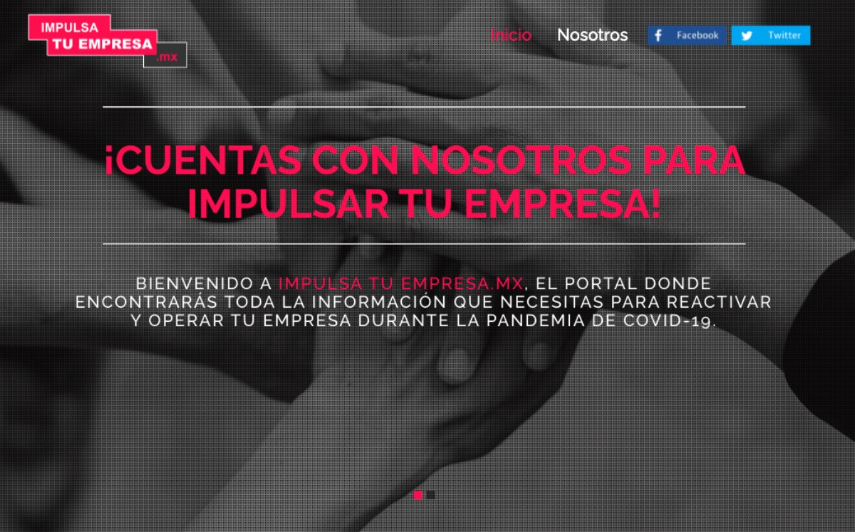 ImpulsaTuEmpresa.mx muestra a empresarios información personalizada sobre apoyos financieros, capacitaciones, según su entidad. Foto: (Especial)