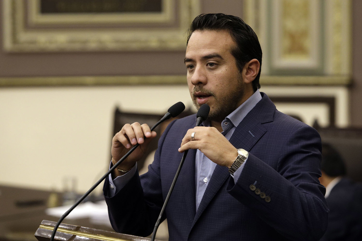 Oswaldo Jiménez López, coordinador del PAN en el Congreso Local. (Agencia Enfoque)