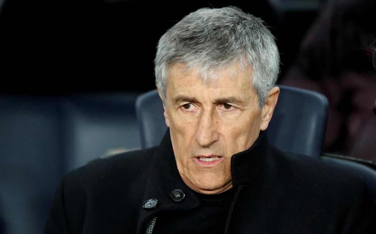 Quique Setién fue despedido del Barcelona a mediados de agosto (Reuters)