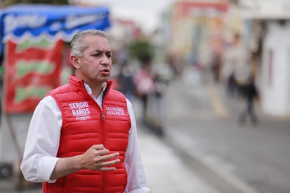 Sergio Baños, candidato del PRI en Pachuca. (Cortesía)