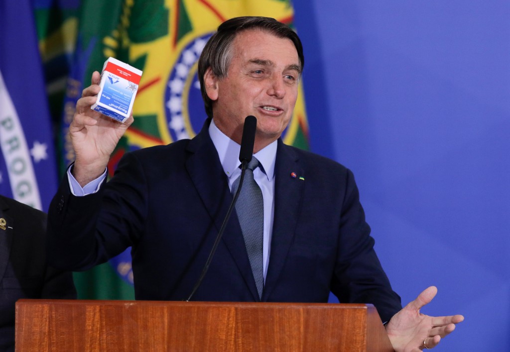 Jair Bolsonaro se ha mostrado escéptico de la pandemia de coronavirus desde su inicio en Brasil en febrero. (AFP)
