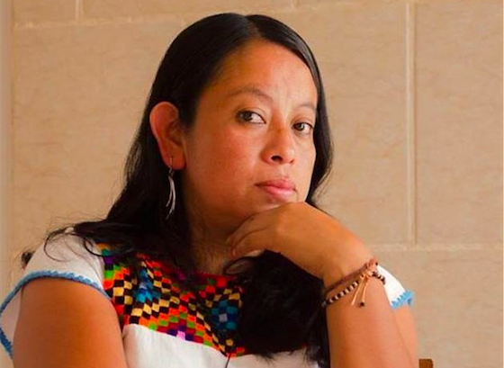 La poeta en lengua chol, Juana Peñate Montejo. (Cortesía: FIL Guadalajara | Universidad de Guadalajara)