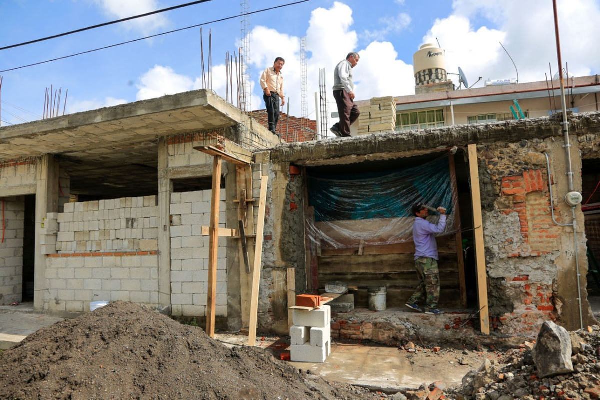 A raíz del sismo, Fernando Morales se tuvo que separar de sus hijos para una mejor calidad de vida. (Andrés Lobato)