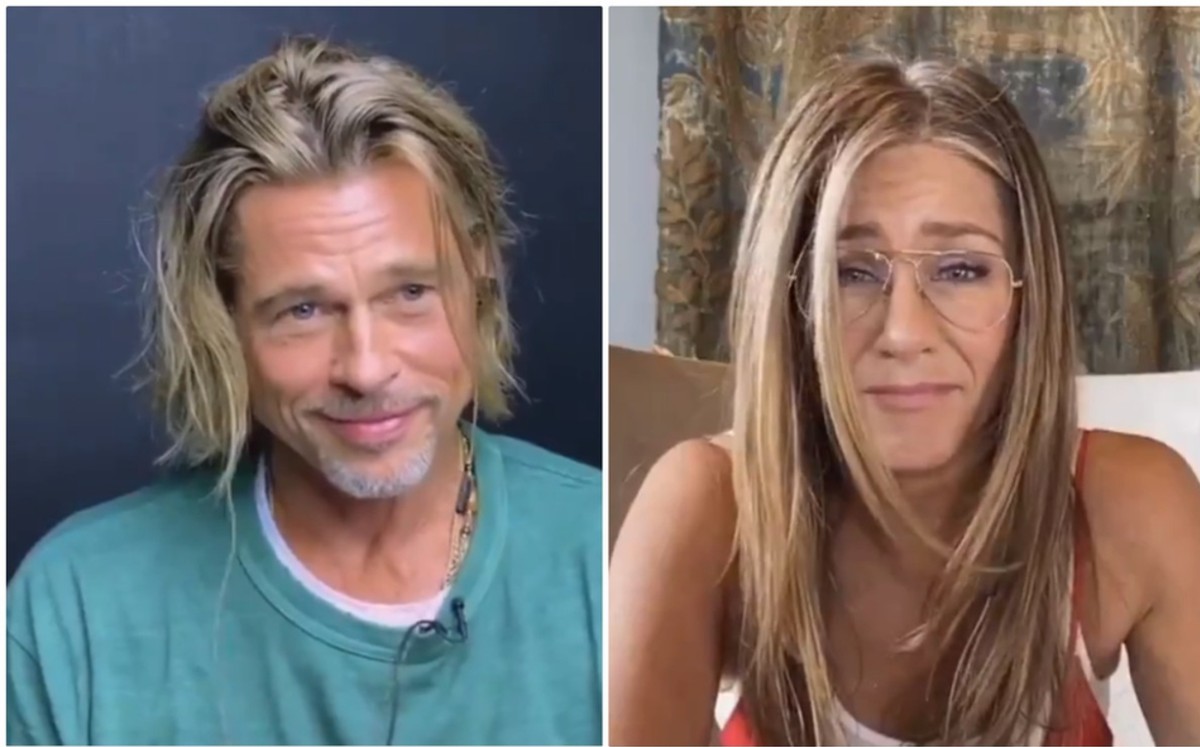 ¡Se reunieron! Así fue el tierno reencuentro de Jennifer Aniston y Brad Pitt