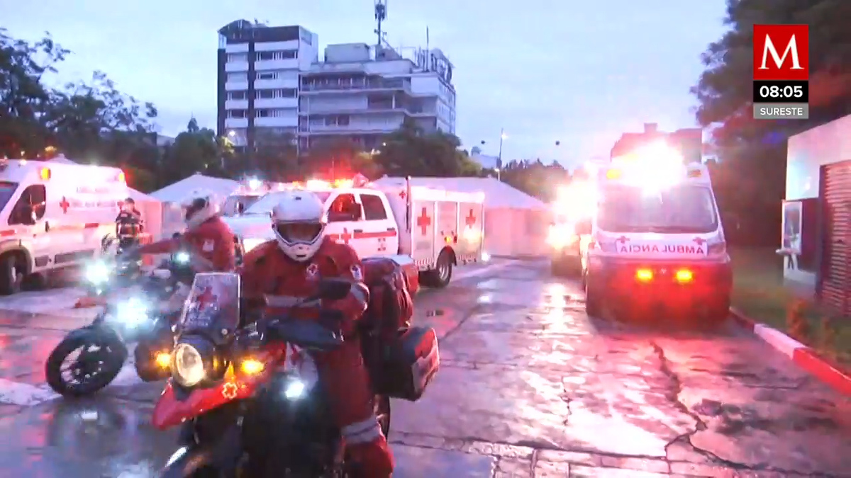 Cruz Roja realiza guardia de honor por víctimas de sismos 19-S