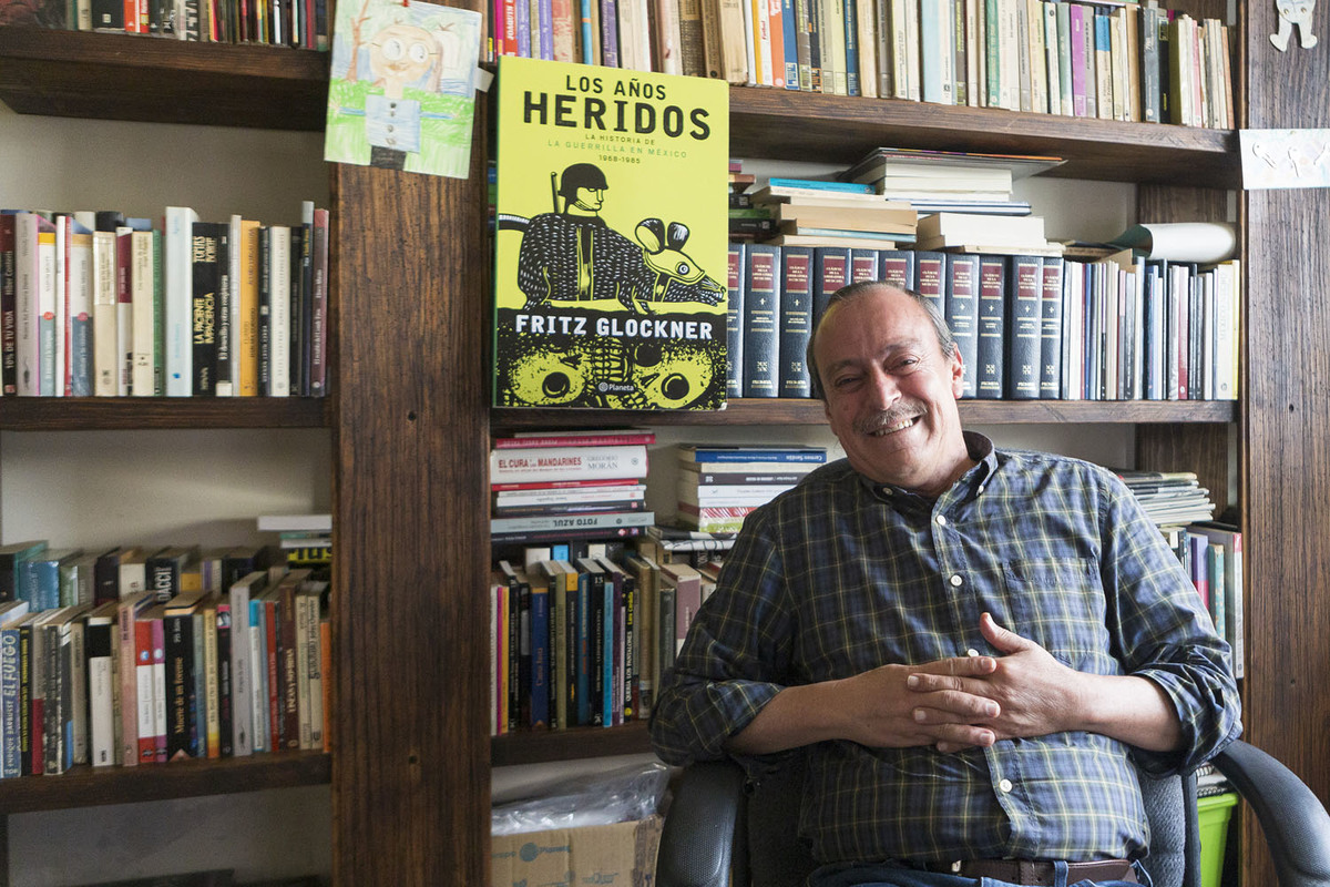Historiador poblano Fritz Glockner Corte. (Andrés Lobato)