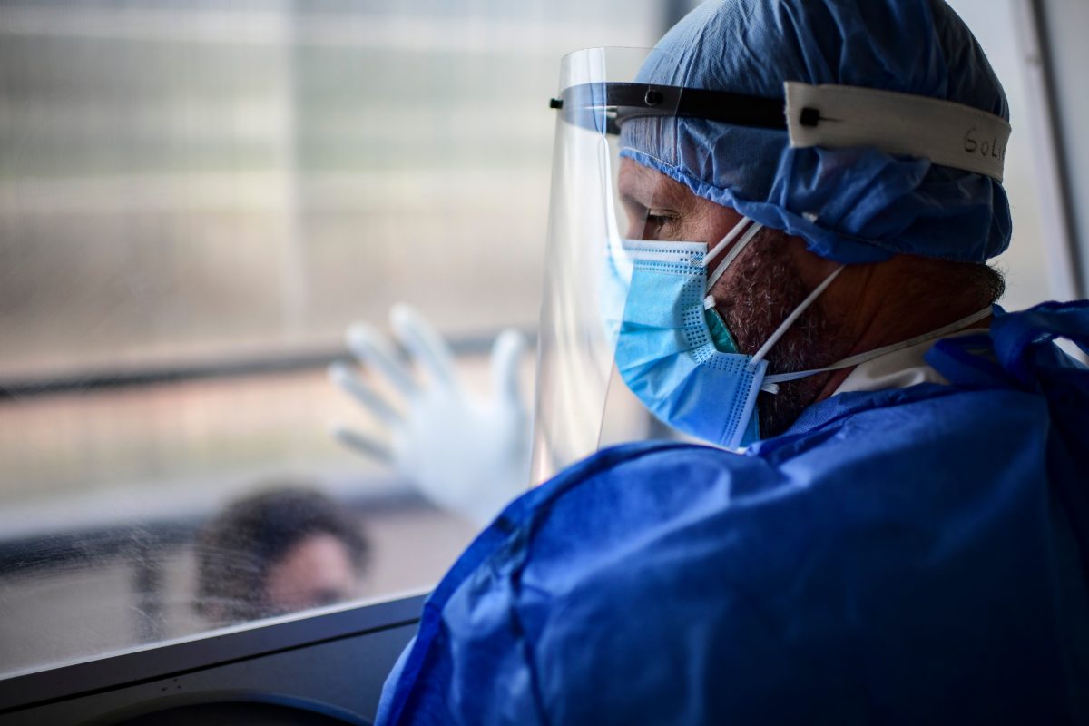En el Hospital Posadas, Argentina, todas las camas de terapia intensiva están ocupadas. (AFP)