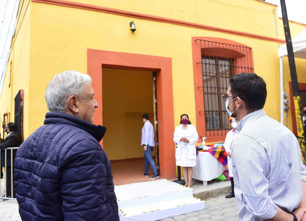 El presidente Andrés Manuel López Obrador encabezó el Programa Nacional de Reconstrucción Atlixco. (Agencia Enfoque)