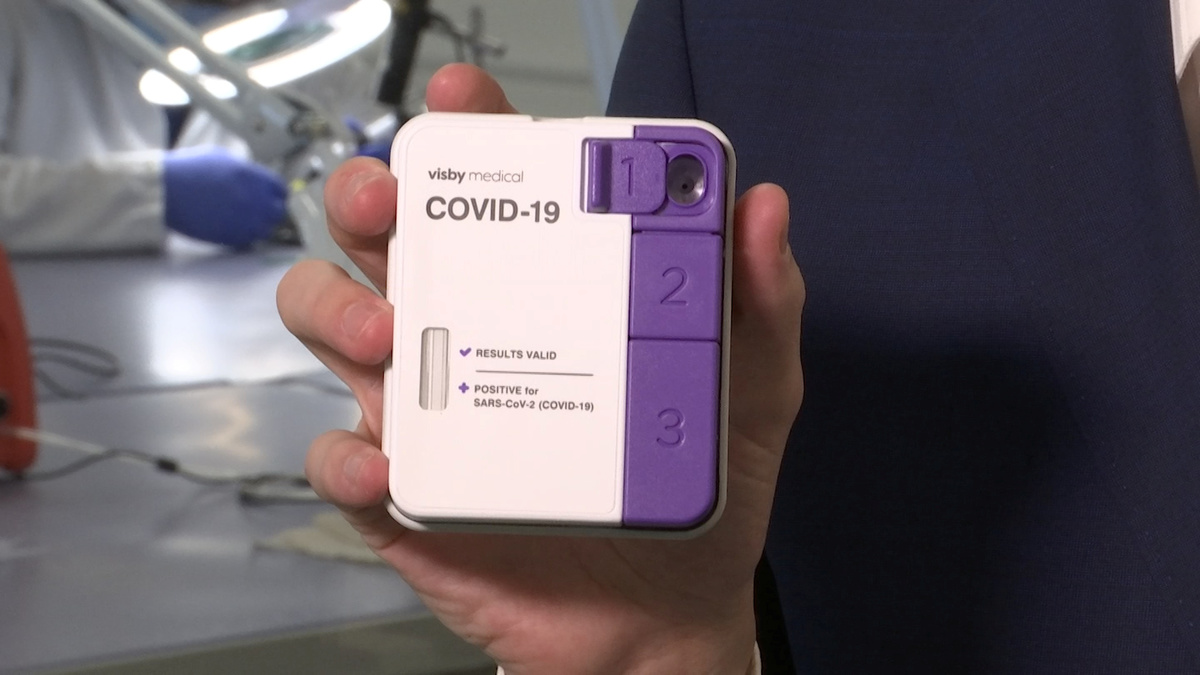 Prueba covid-19 de Visby recibe aprobación de la FDA (Reuters).