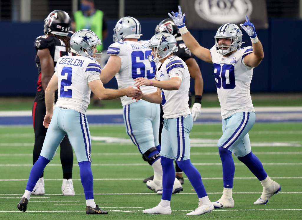 Cowboys derrotaron a los Falcons (AFP)