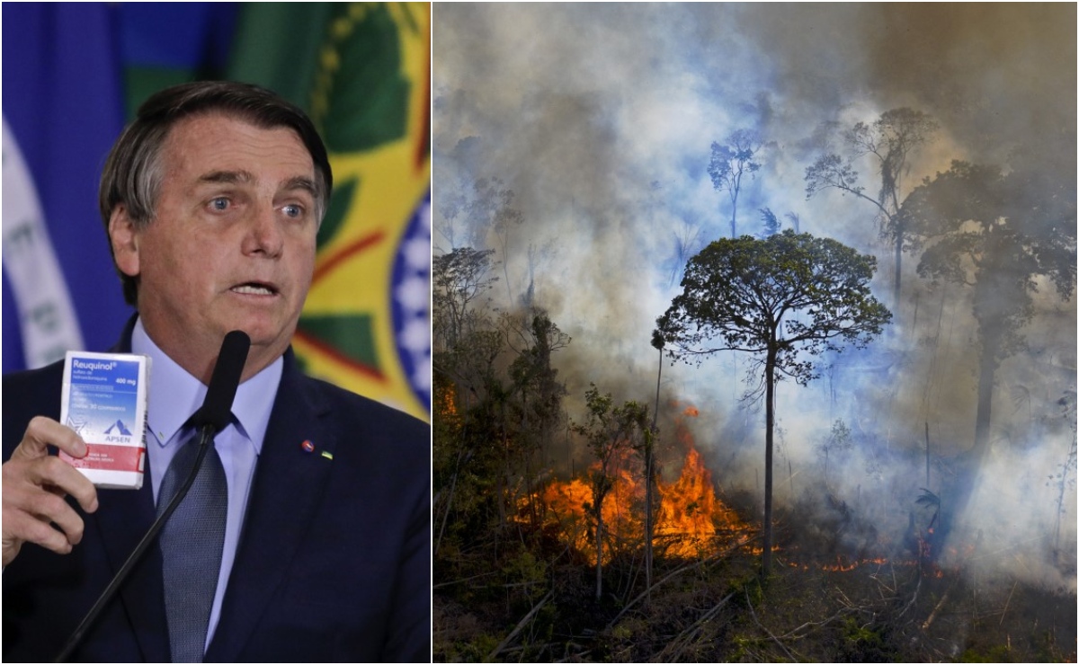 Bolsonaro ha sido acusado de no emprender acciones contra la deforestación del Amazonas en Brasil. (AFP)