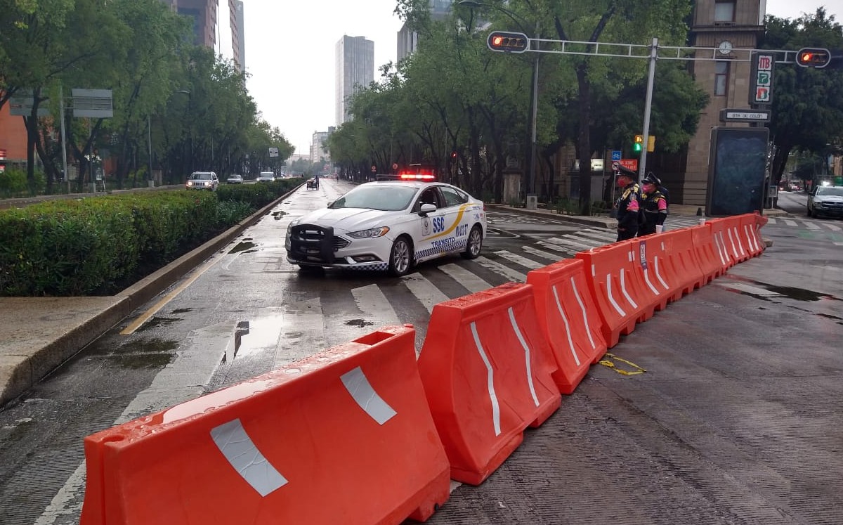 Elementos de la policía de la Secretaria de Seguridad Ciudadana (SSC) han implementado varios filtros de seguridad. (César Velázquez)