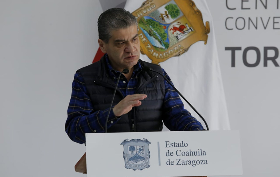 Gobernador de Coahuila, Miguel Riquelme. (Especial)