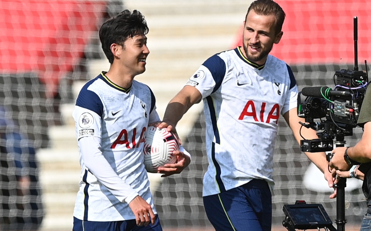 Heung-Min Son y Harry Kane (Reuters)