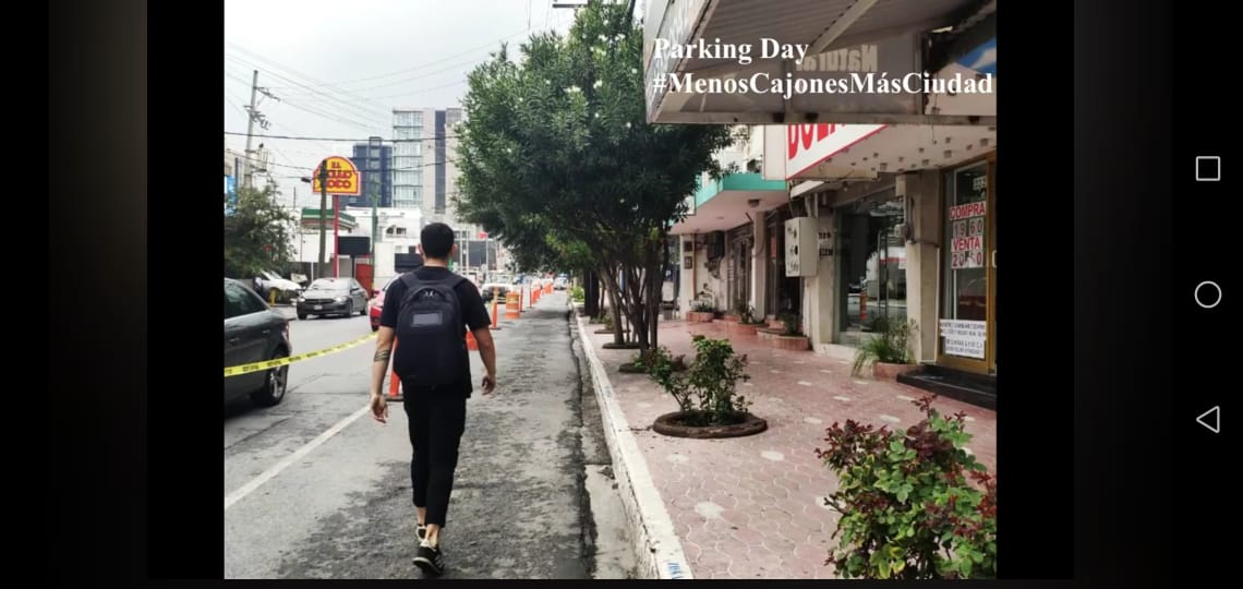 El Implang aprovecha la semana para echar andar diferentes actividades de Urbanismo Táctico. Foto: Especial