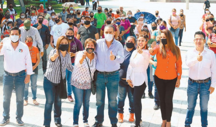 Los nuevos afiliados al PRI se reunieron ayer. Raúl Palacios
