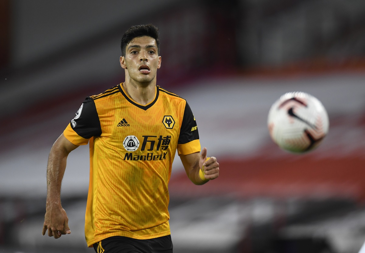 Raúl Jiménez durante el partido del Wolverhampton en la Premier League (Reuters)
