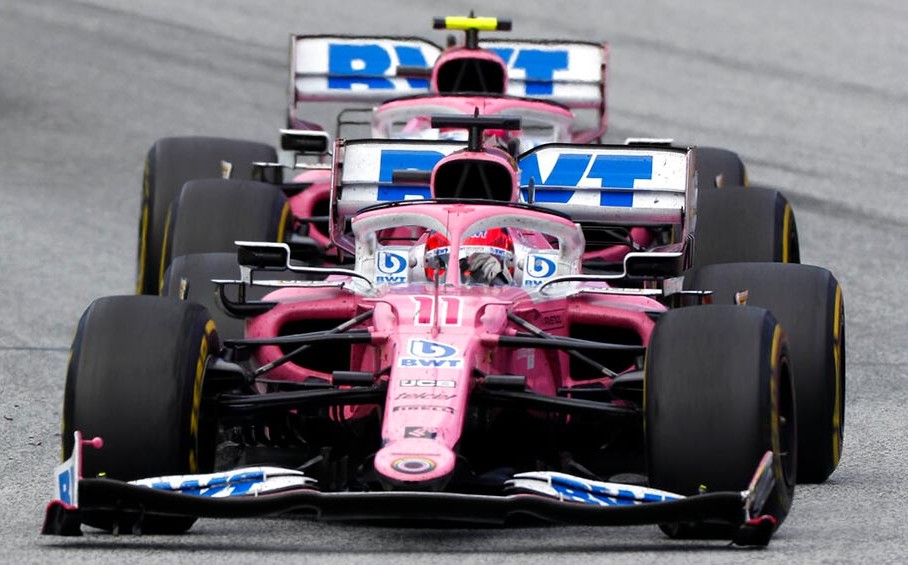 Sergio Pérez en el RP20 (AP)