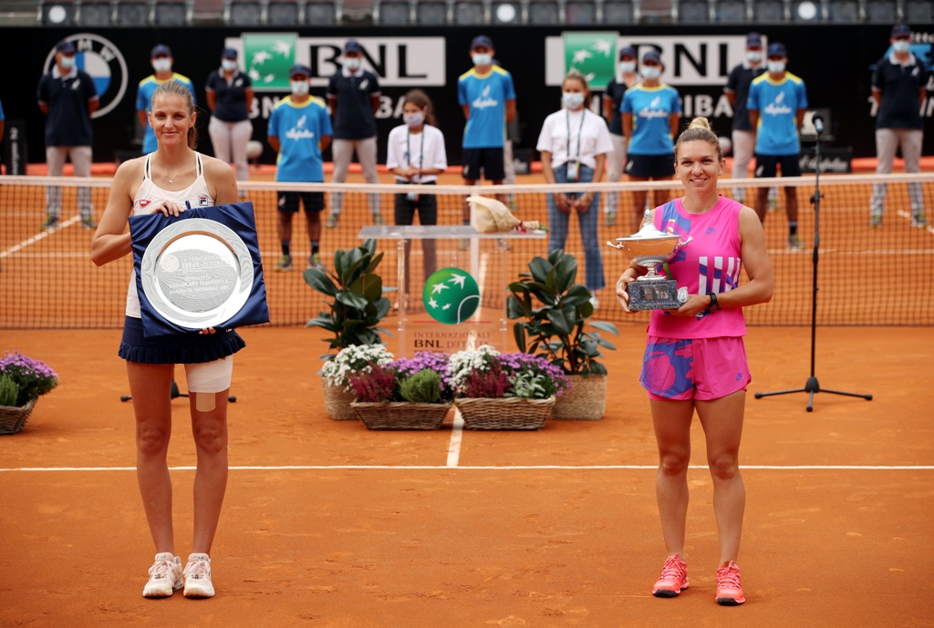 Simona Halep ganó el Abierto de Roma (reuters)