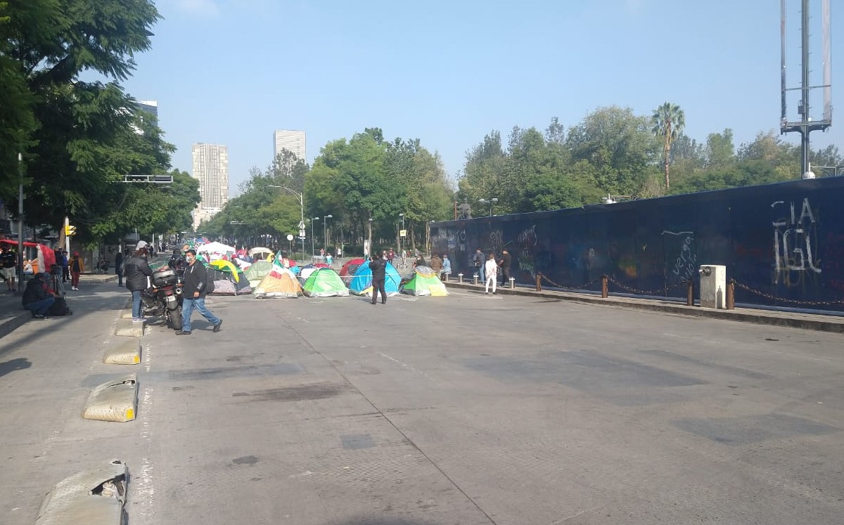 El secretario de gobierno de la CdMx informó que se permitirá el libre tránsito de FRENAA hacia el Zócalo. (César Velázquez)