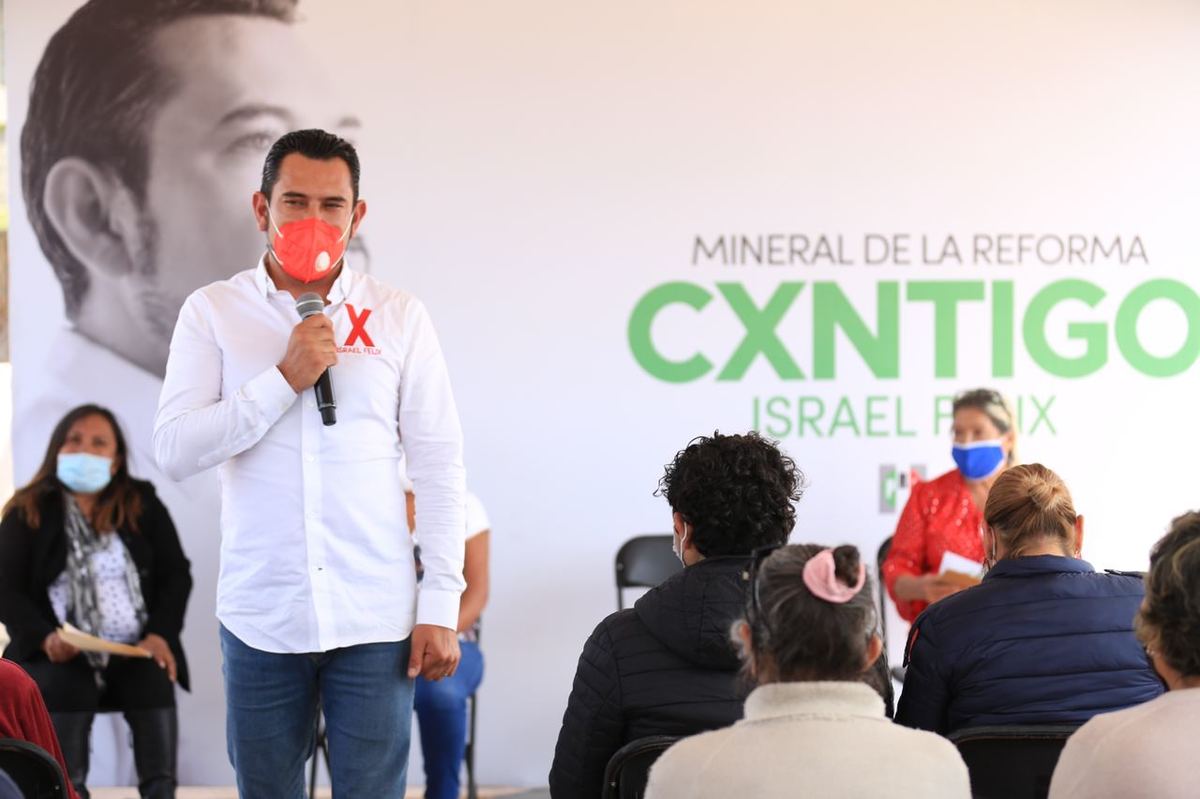 Israel Félix Soto, candidato del PRI a edil de Mineral de la Reforma. (Cortesía)