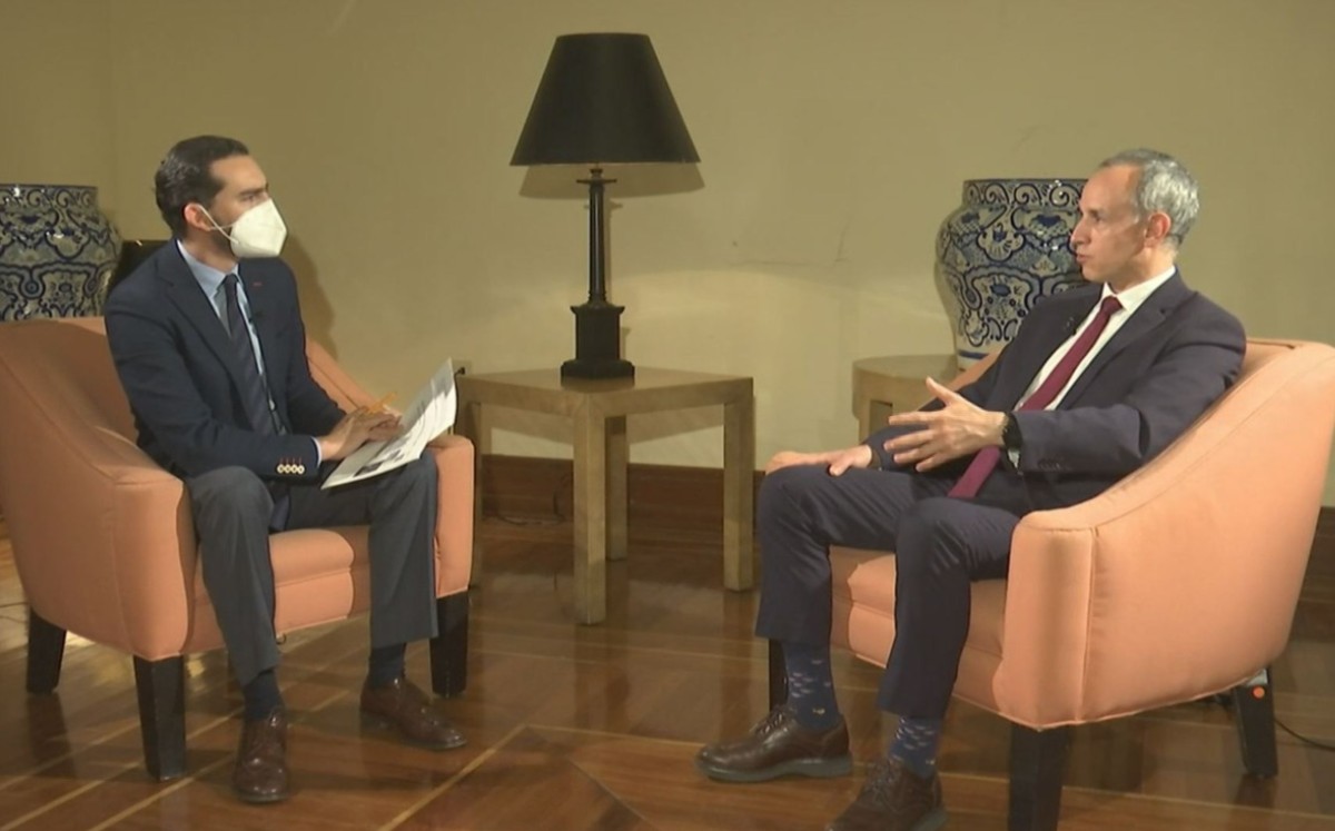 López-Gatell, en entrevista para MILENIO Televisión. (Especial)