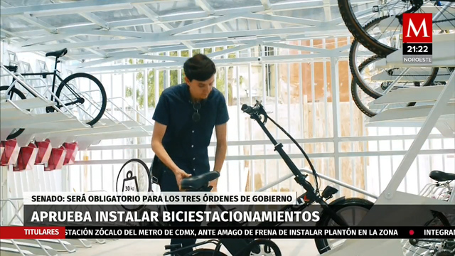 Aprueba Senado instalar biciestacionamientos en la CdMx