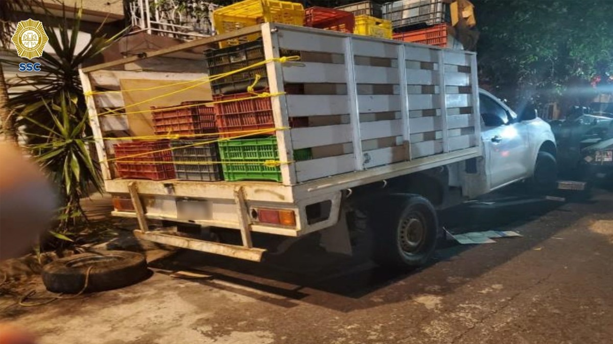 La camioneta fue ubicada en calles de alcaldía Venustiano Carranza.