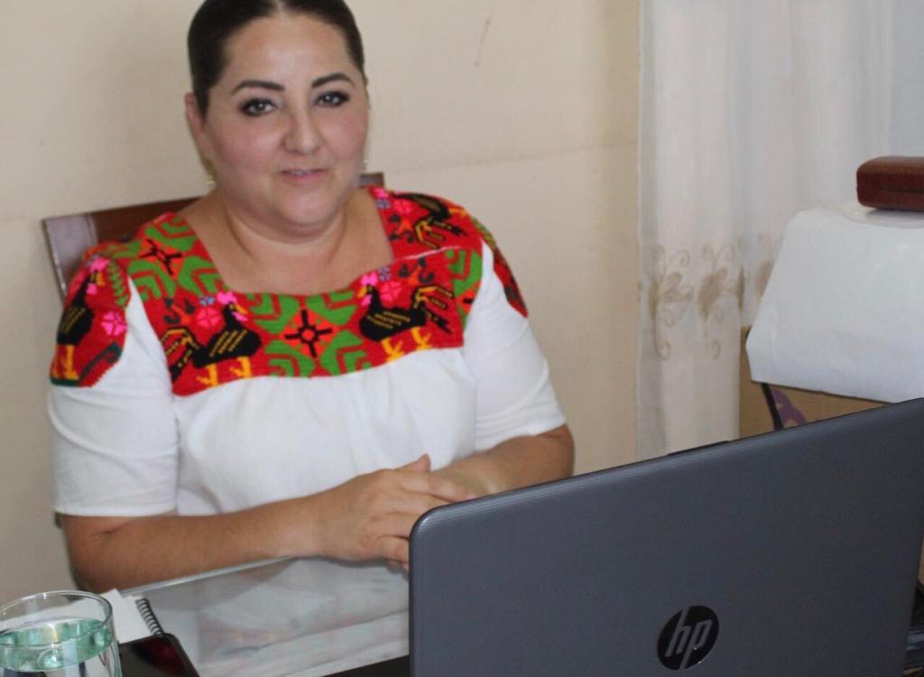 Erika Saab Lara, candidata a la presidencia municipal de San Felipe Orizatlán. (Cortesía)