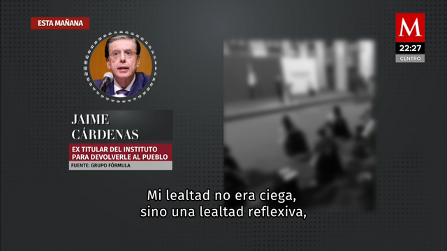 Mi lealtad no era ciega, ahí comenzaron los problemas: Jaime Cárdenas