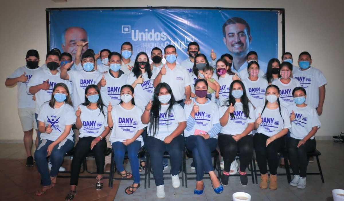 Daniel Andrade, candidato del PES a la presidencia municipal de Huejutla. (Cortesía)