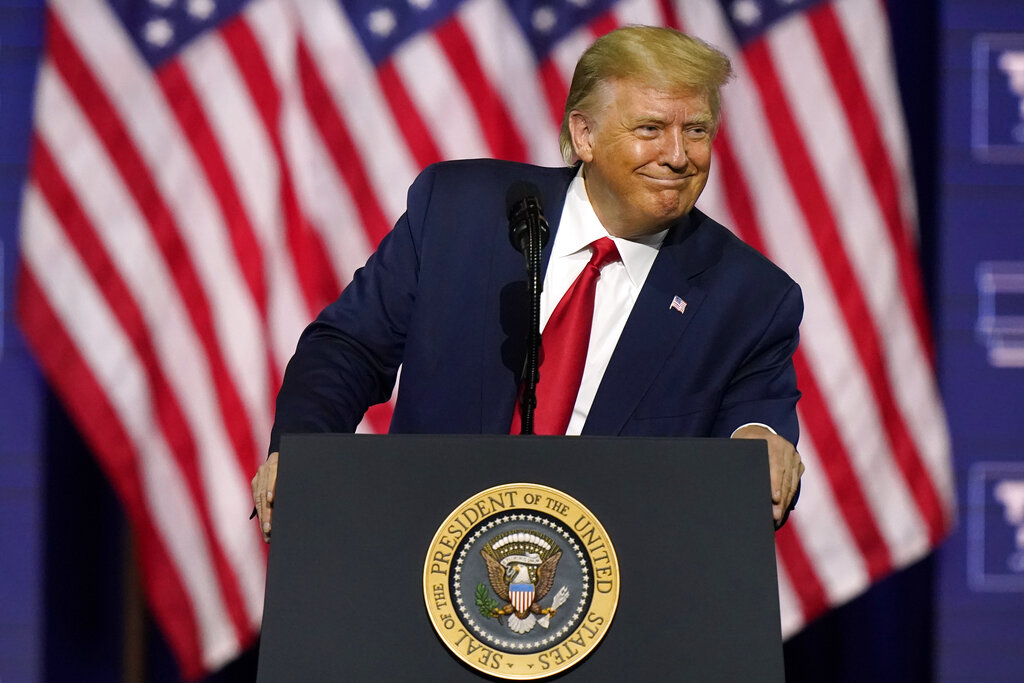 Donald Trump presentó plan contra KKKlan. (AP)