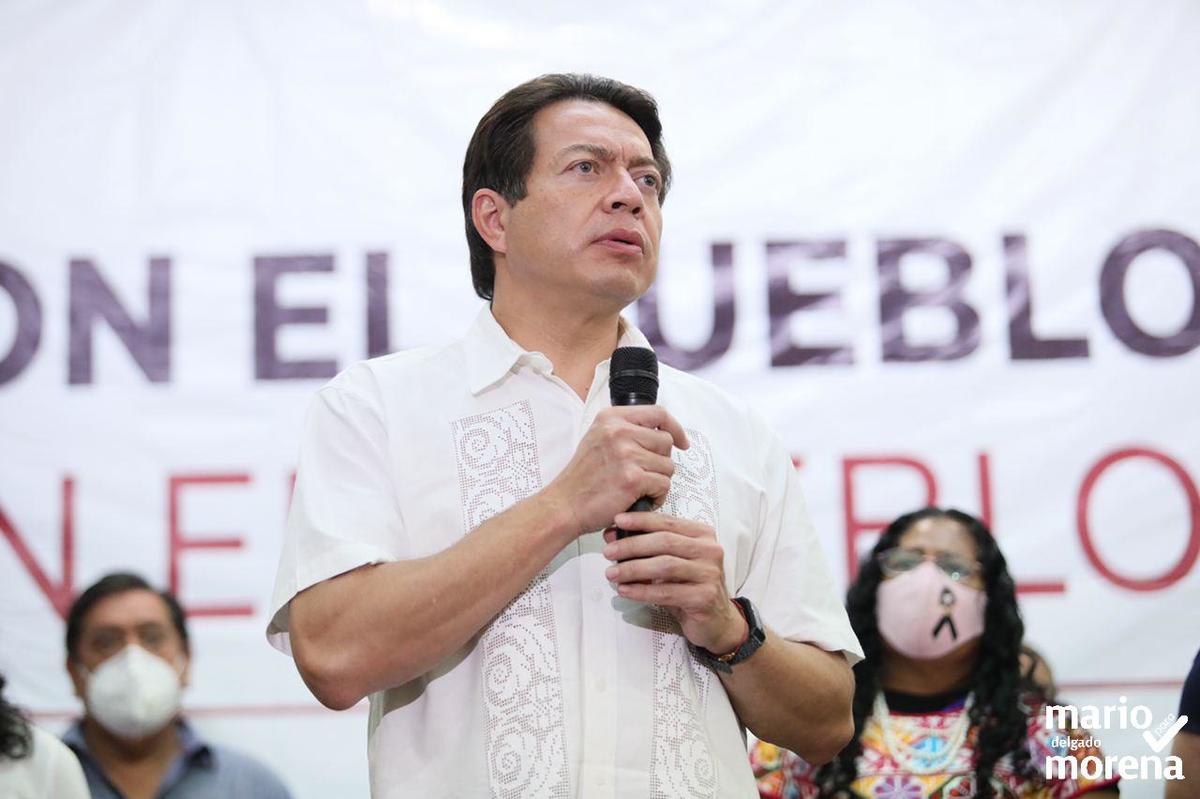 Mario Delgado, aspirante a la dirigencia nacional de Morena. (@mario_delgado)